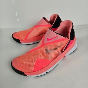 Nike Go FlyEase Men Coral Pink Gaze Slip On Athletic Shoes Sneakers Size 11.5